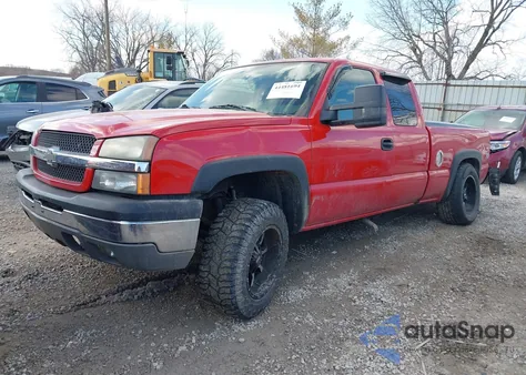 2004 Chevrolet Silverado 1500 Z71 z USA, uszkodzony, nr VIN 1GCEK19T34E162488